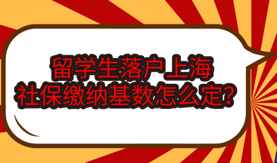 2021年留学生落户上海,社保缴纳基数一定要交对了!